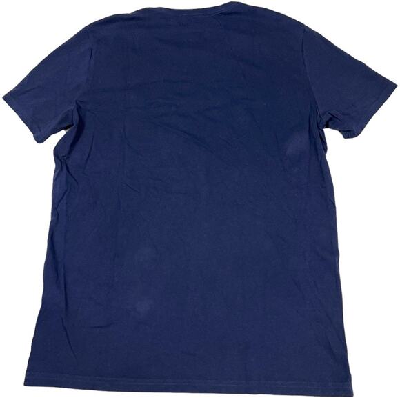 Express T-Shirt Blue Short Sleeve Up All Night To Get Some 100% Cotton Women's M - Picture 2 of 7